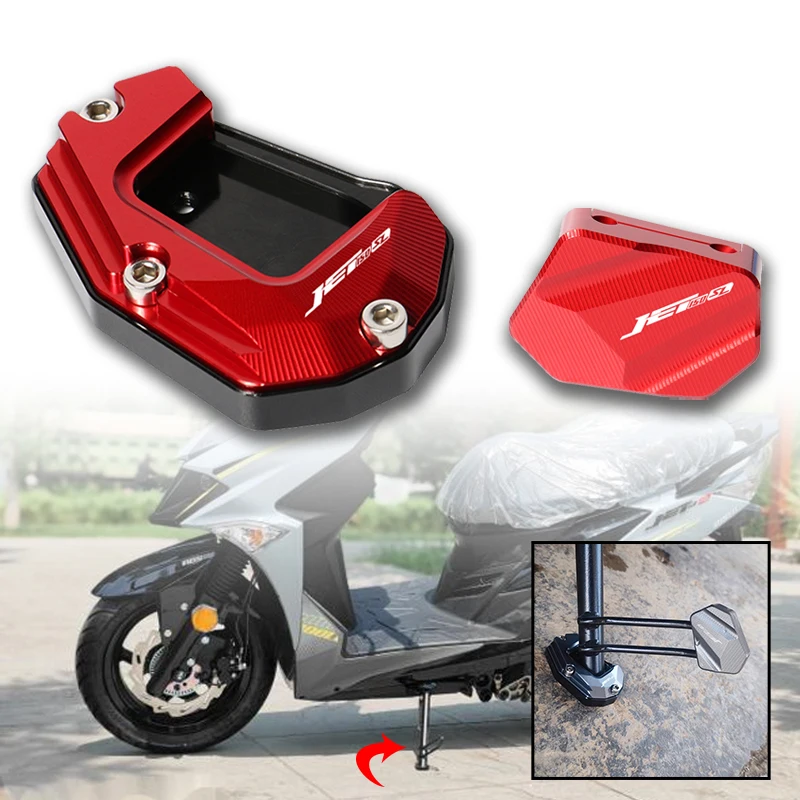 

Fit For SYM JETsl125 JETSL150 JET 125SL 150SL 2022 CNC Side Stand Support Foot Kick Enlarger Cover Motorcycle Side Stand Enlarge