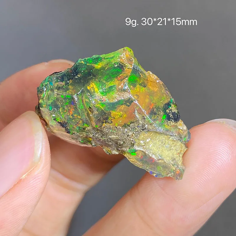 100% natural rare Opal gem mineral specimen quartz gemstones Healing crystal gem box size ：35*35*35mm