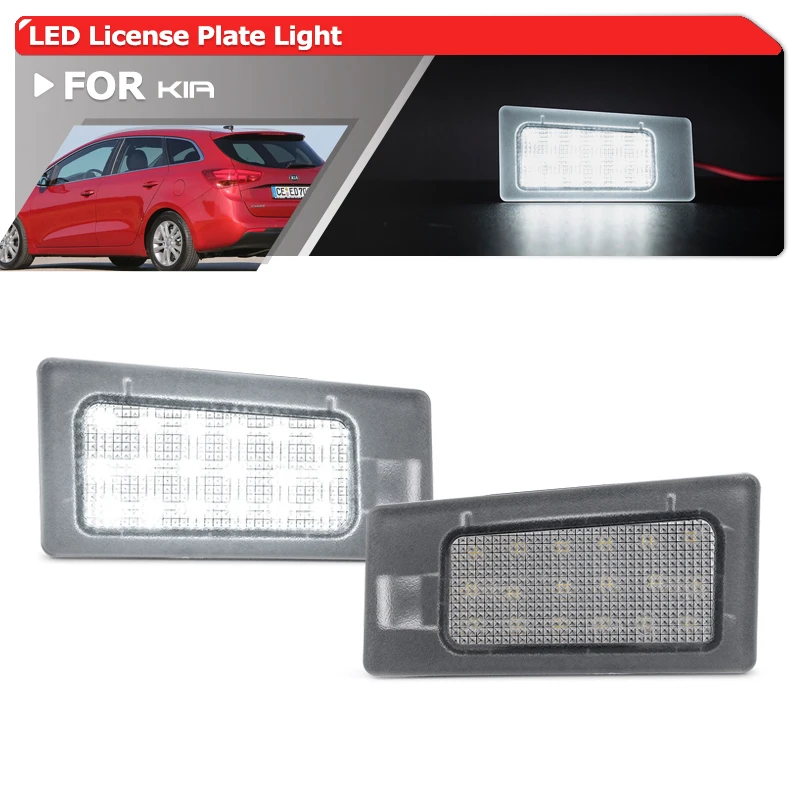Luces LED para matrícula de coche, accesorio para Kia Cee 'd 5D Station Wagon SW JD 2012-2017, sin errores, SMD, Blanco completo