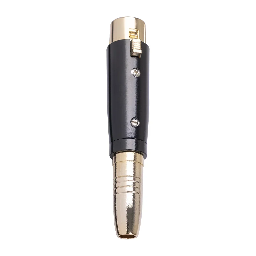 Zinc Alloy Shell Gold Plated Cannon Plug Stereo 6.35 Female To XLR Audio Adapter