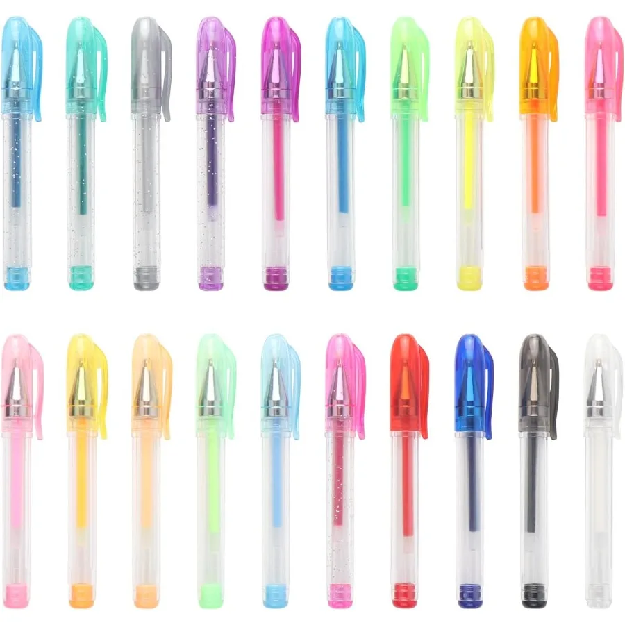 

Гелевая ручка Mini 20, блестящие цветные ручки, 1 упаковка