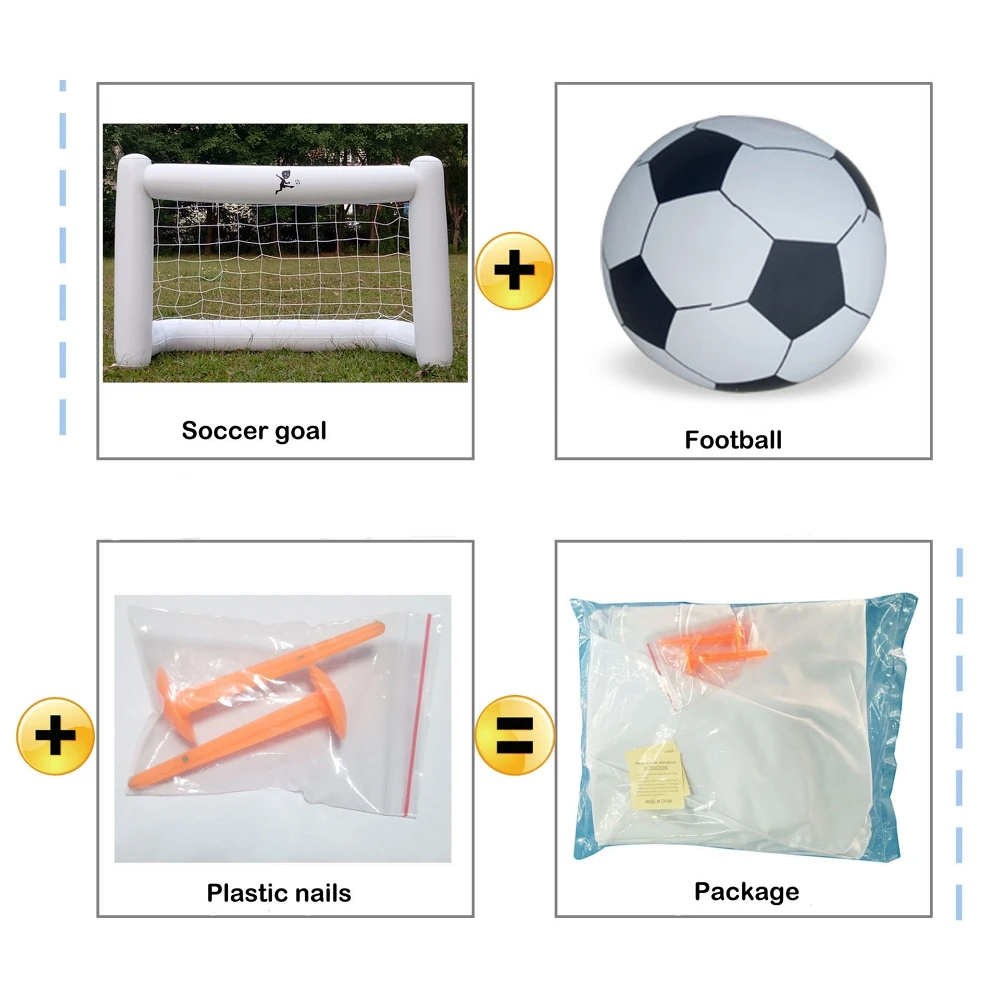 Short de football gonflable pour enfants, porte de football, sports de football, entraînement de football junior, short de football à portes,