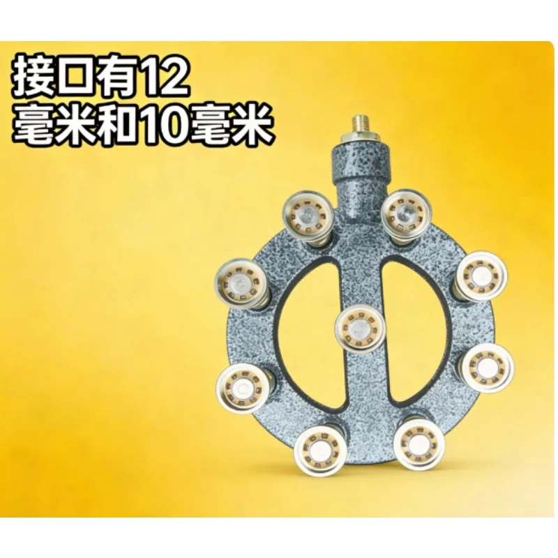 Brass Nozzle Burner Core Replacement Parts High Pressure Energy Saving for Commercial Large Wok Stove Modification