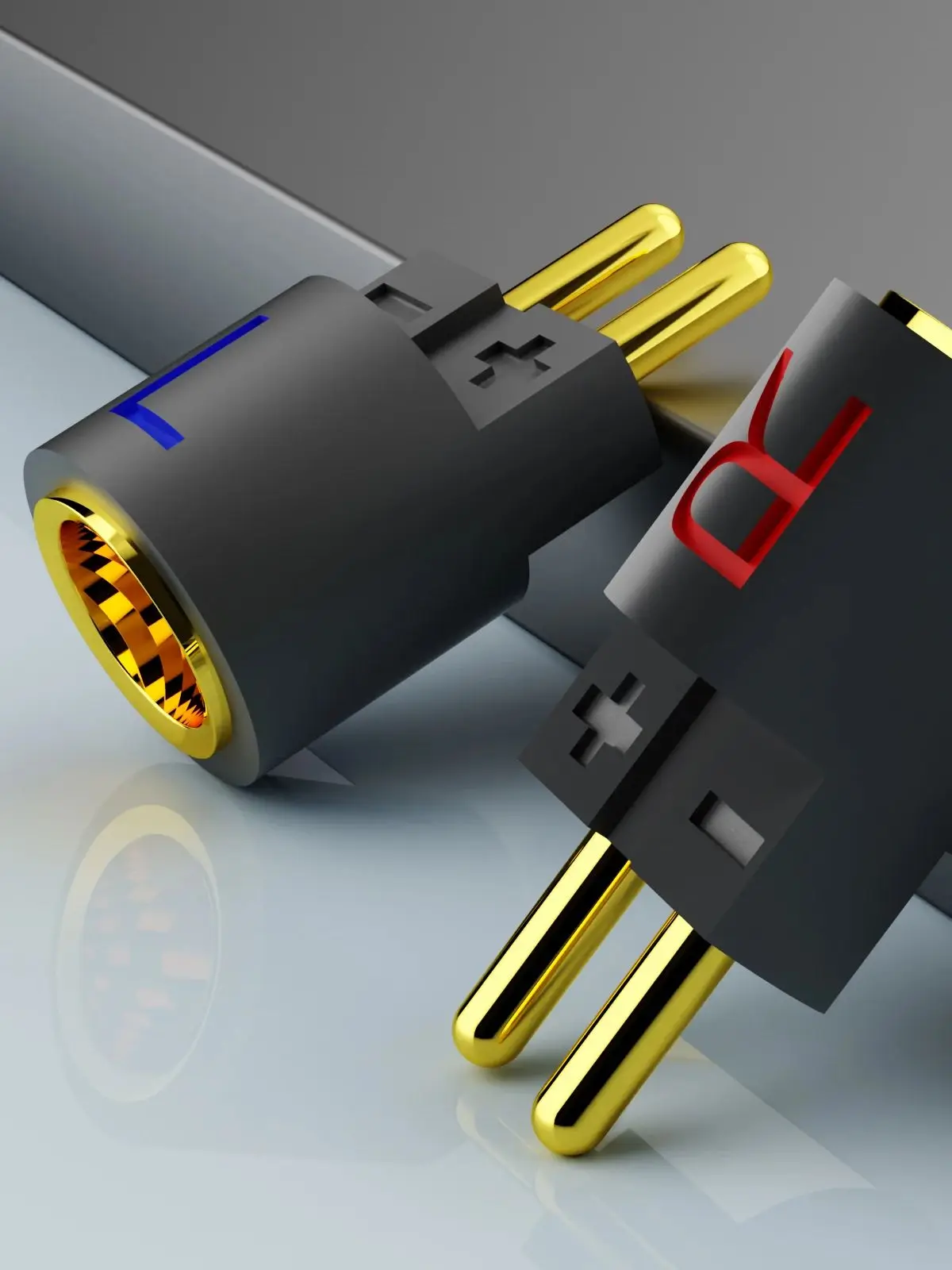 0,78mm auf MMCX Kopfhörer-Adapter Vergoldeter Kopfhörer-Adapter für Ohrhörer und Headsets – Detail 6