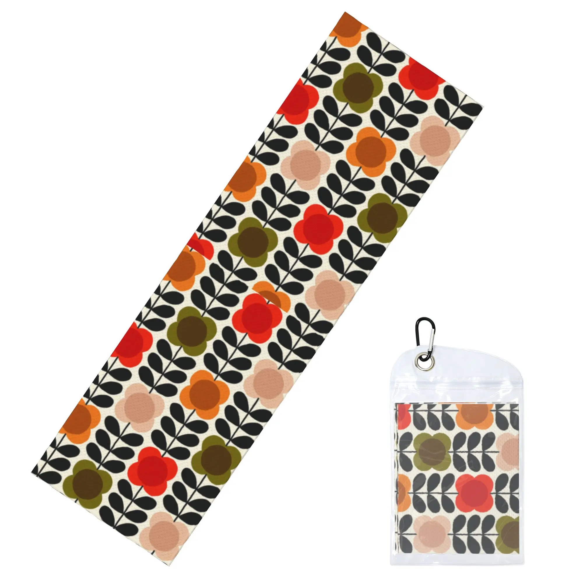 Orla Kiely Flower Scandinavian Geometric Style Cold Exercise Towel Yoga And Fitness Running Outdoor Activities Travelling Towels