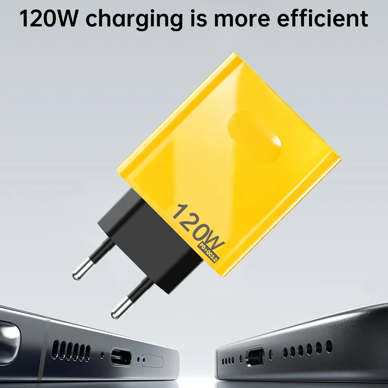 120W 5 Ports PD QC3.0 USB C Charger Quick Charge Type C USB Phone Charger Fast Charging Adapter for Samsung iPhone Huawei NEW