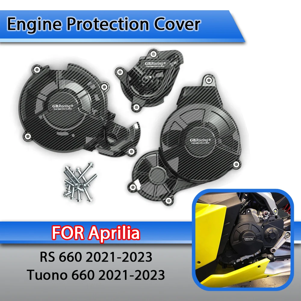 

RS 660 2021-2023 Engine Guard GBRacing Cover For Aprilia TUONO 660 RS 660 RS660 2021 2022 2023 Engine Case Protection Parts ﻿