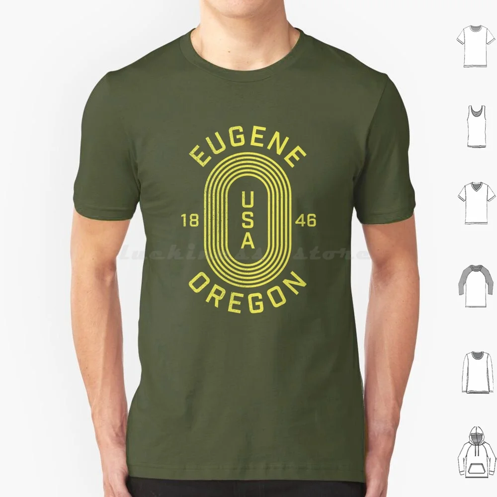 Eugene Oregon Usa T Shirt Men Women Kids 6Xl Eugene Running Oregon Track Usa Field 10K 5K Ultra Marathon Half Run Club Runners