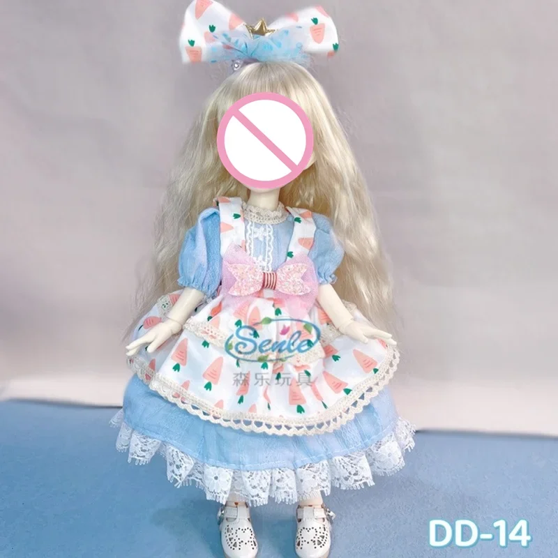 1/6 Bjd Doll Dress Up Clothes Set 30cm Plaything Habiliment Lolita gonna uniforme Outfit regalo giocattoli fai da te accessori