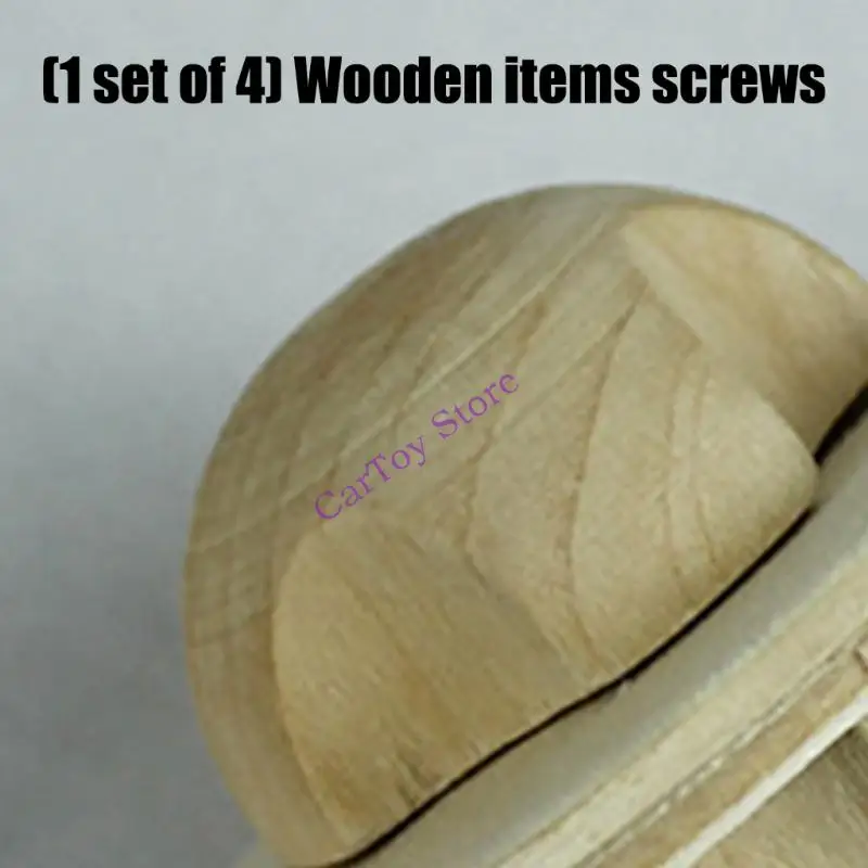 براغي خشبية طبيعية آمنة للأطفال ألعاب تعليمية ومجموعات حرفية سهلة التجميع