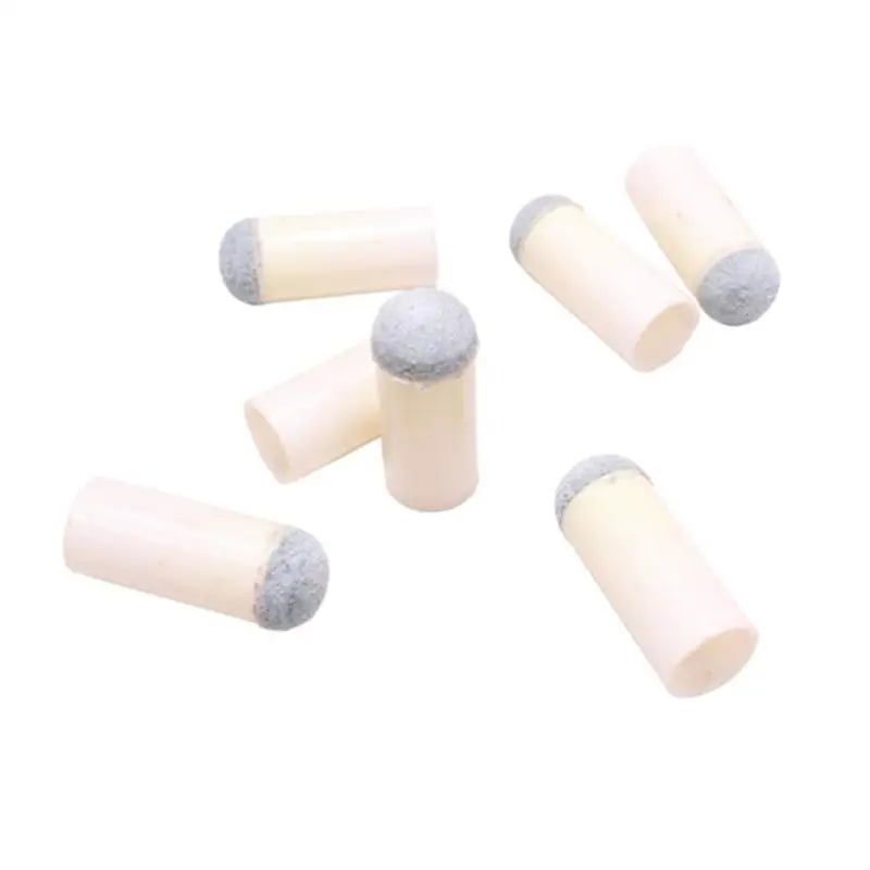 

652F, 10 шт., насадки для бильярдного кия, сменные насадки для бильярдных киев, сменные насадки для бильярдного кия для