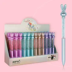 48 Piece Stationery Ballpoint Pen School Office Supplies Cute Kawaii Creative Sweet Lovely Pretty Diamond Rabbit Deer Funny Pens