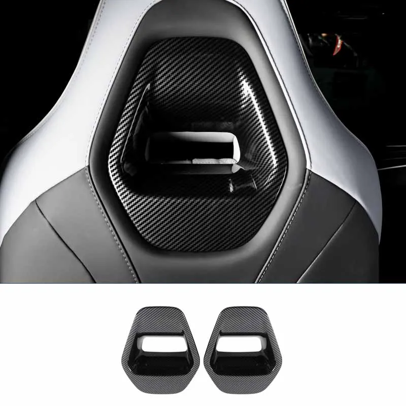 For BYD Seal EV 2022-2023 Rear seat decorative frame modification headrest backrest decorative cover interior sticker