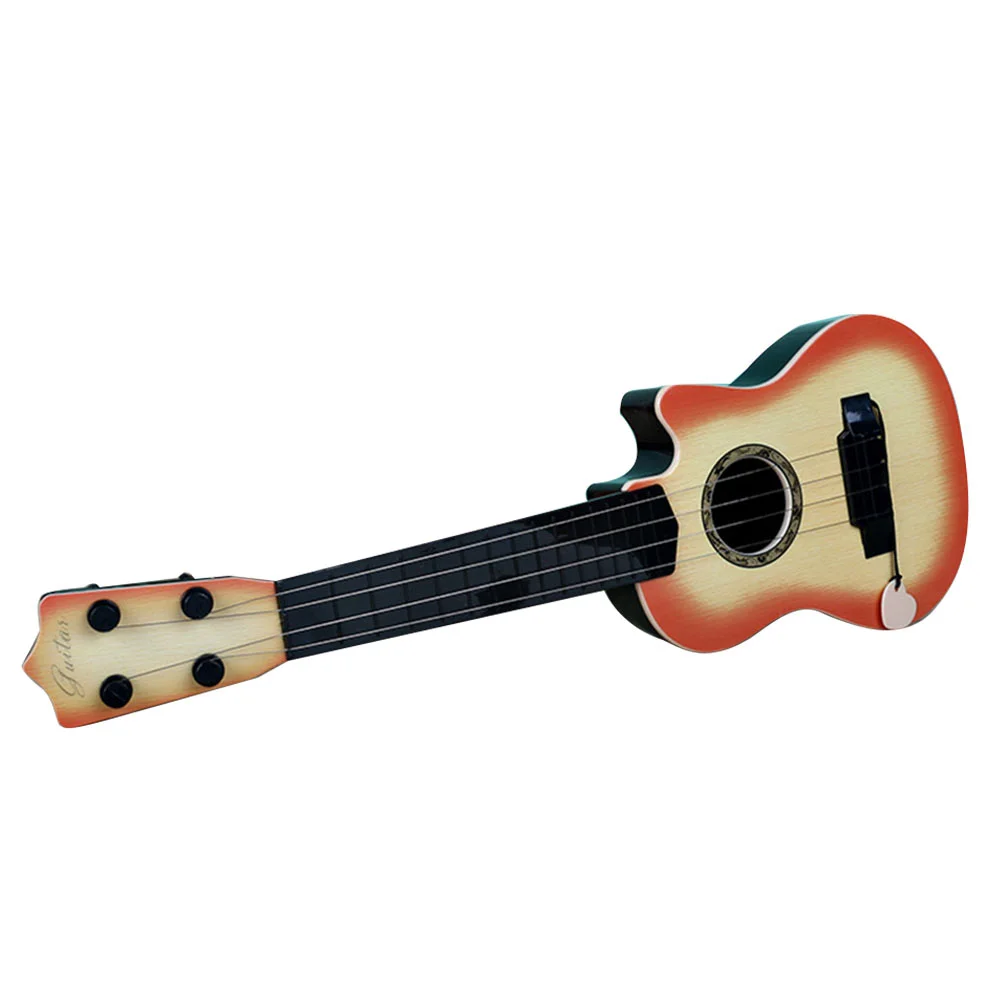 Simulation Guitar Early Learning Ukulele Toy Musical Instrument Toys for Boys Playthings Plastic Model Mini Children Simulated