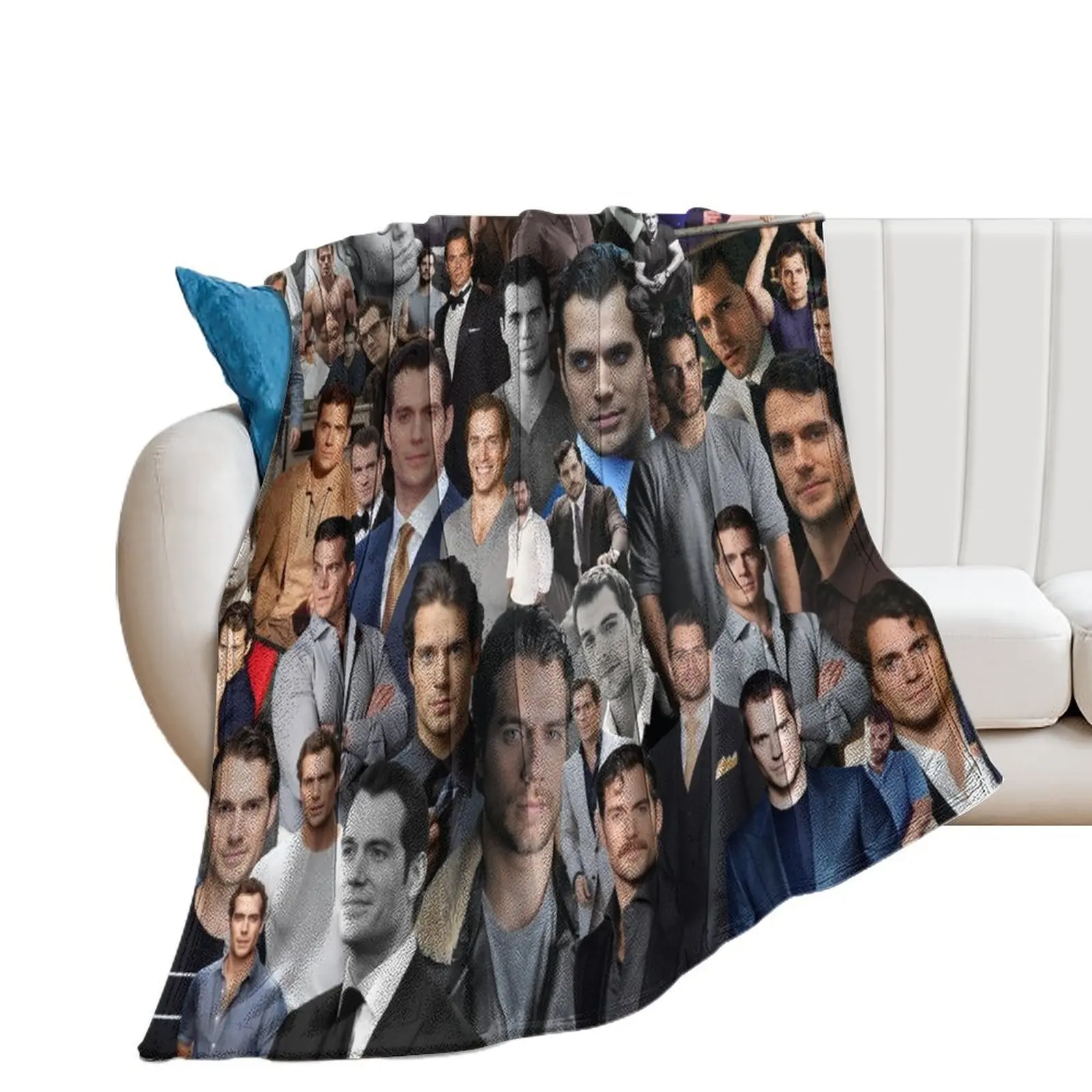 

Henry Cavill Throw Blanket Decoratives Luxury Bed linens Blankets