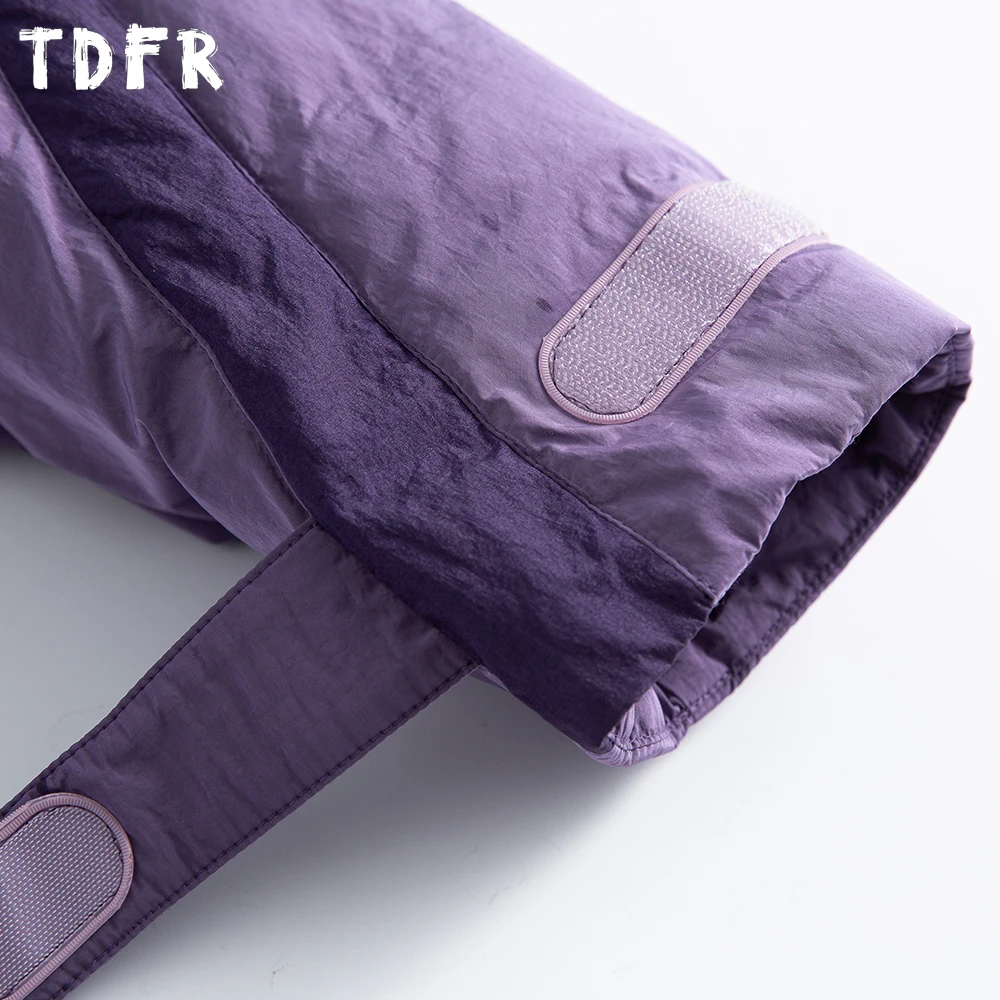 كتلة اللون أسفل سترة رجالي جيب شتاء دافئ سفاري نمط فضفاض الرباط تنحنح كم طويل سميكة مقنعين سترة مبطنة رجل