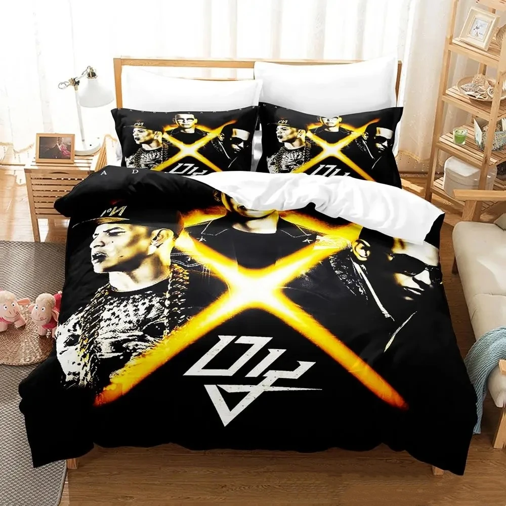 2023 Daddy Yankee Bedding Set Single Twin Full Queen King Size Bed Set Aldult Kid Bedroom Duvetcover Sets Anime parure de lit