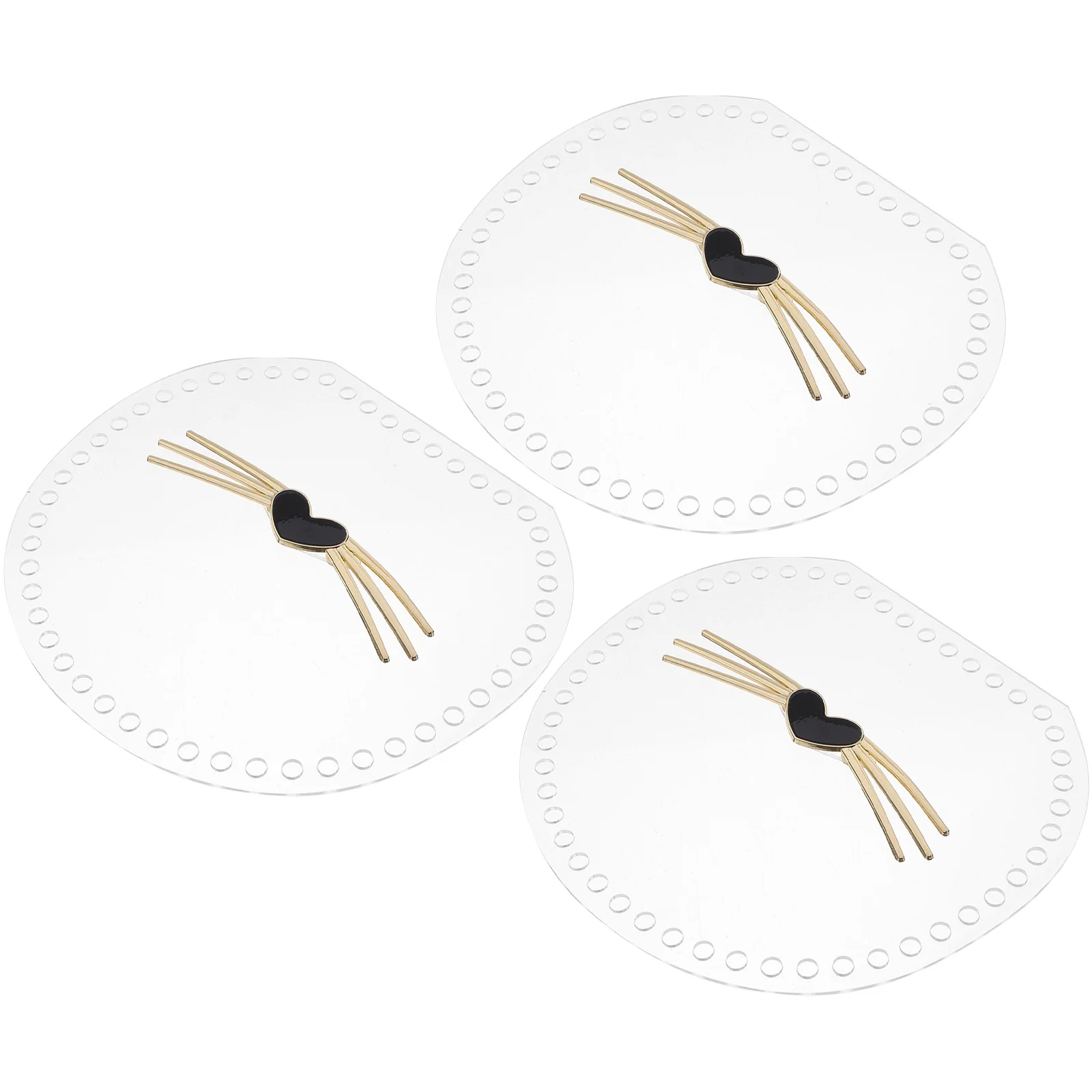 

1Set Acrylic DIY Bag Weaving Board Cat's Whisker Design for Handmade Woven Bag Transparent Craft Tool Accessories