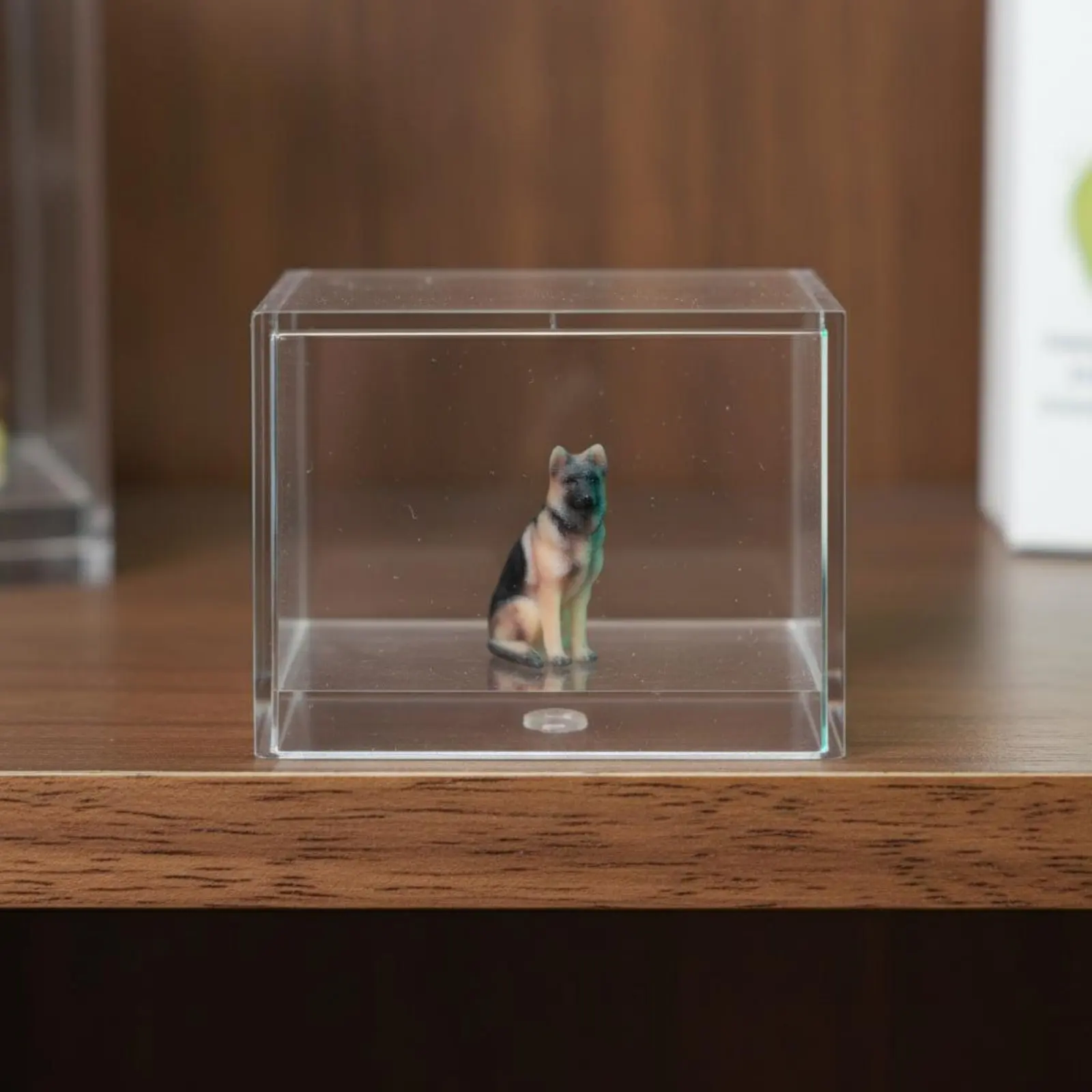 1:64 Miniature Scale German Herder Figure Realistic Design Miniature German Herder Model Tiny Dog Statue Highly Detailed