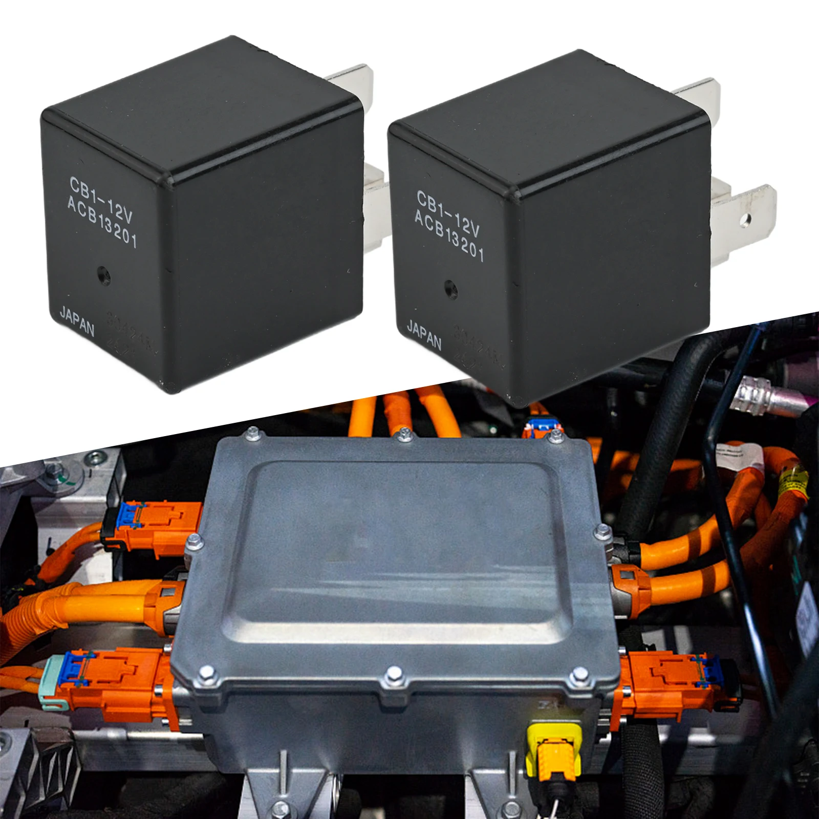 

Installation In Tight Spaces 12VDC Relay Compact Automotive Relay Superior Materials 5 Pins Terminal Layout For Air Compressor
