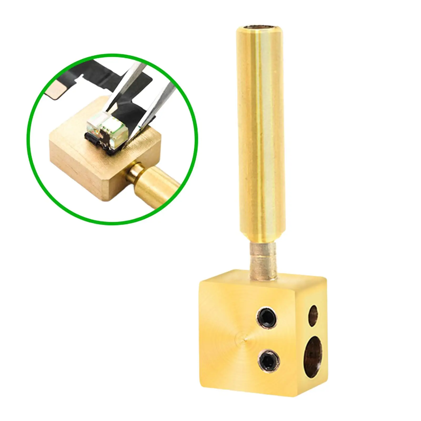 

Heating Welding Station Brass Practical Multiuse Durable Simple to Use Copper Soldering Iron Head for Smartphone Repair Tool