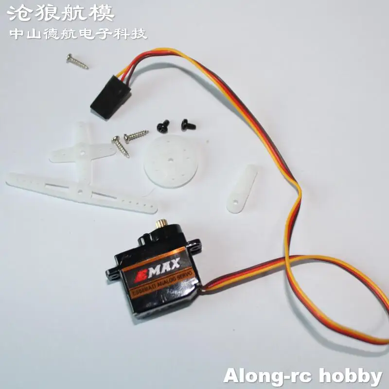 4pcs EMAX ES08MAII 9g 12g Mini Metal Gear Analog Servo for RC Hobbies Car Boat Helicopter Airplane RC Robot Spare Part