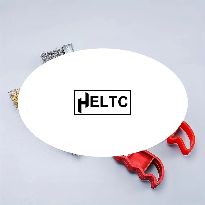 2026 New 1PCS Stainless Steel Multi-function Wire Brush Copper Plated Long Handle For Kitchen Grill Rust Removal Special Plate
