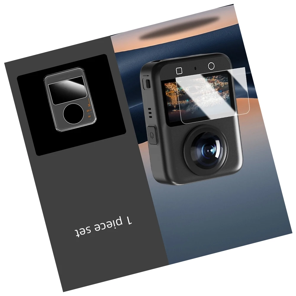 

Tempered glass Screen Protector for DJI OSMO 360 Action Panoramic Camera with Protective Film and Installation Positioner