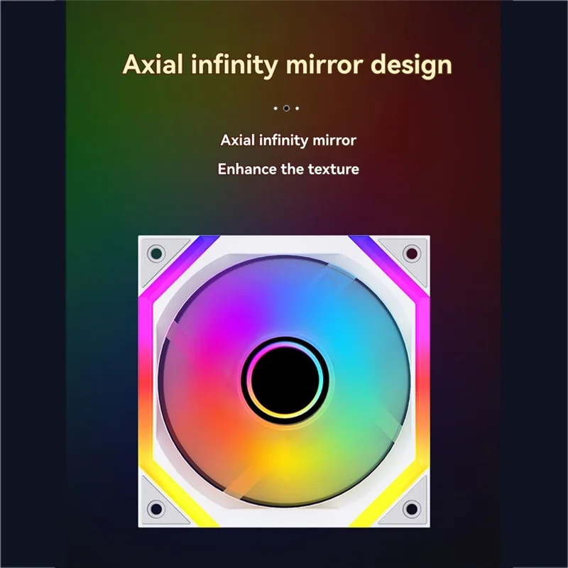 ABKI-120Mm ARGB Shenguang مروحة تبريد متزامنة لعلبة الكمبيوتر مبرد الهواء حافظة الكمبيوتر مروحة 12 سنتيمتر مروحة تبريد المياه الصامتة
