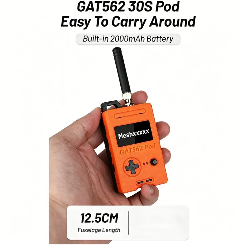 GAT562 30S Pod Lora Meshtastic Module SX1262 L76K GPS With 2000Mah 30Dbm Lora Node Type-C 915Mhz