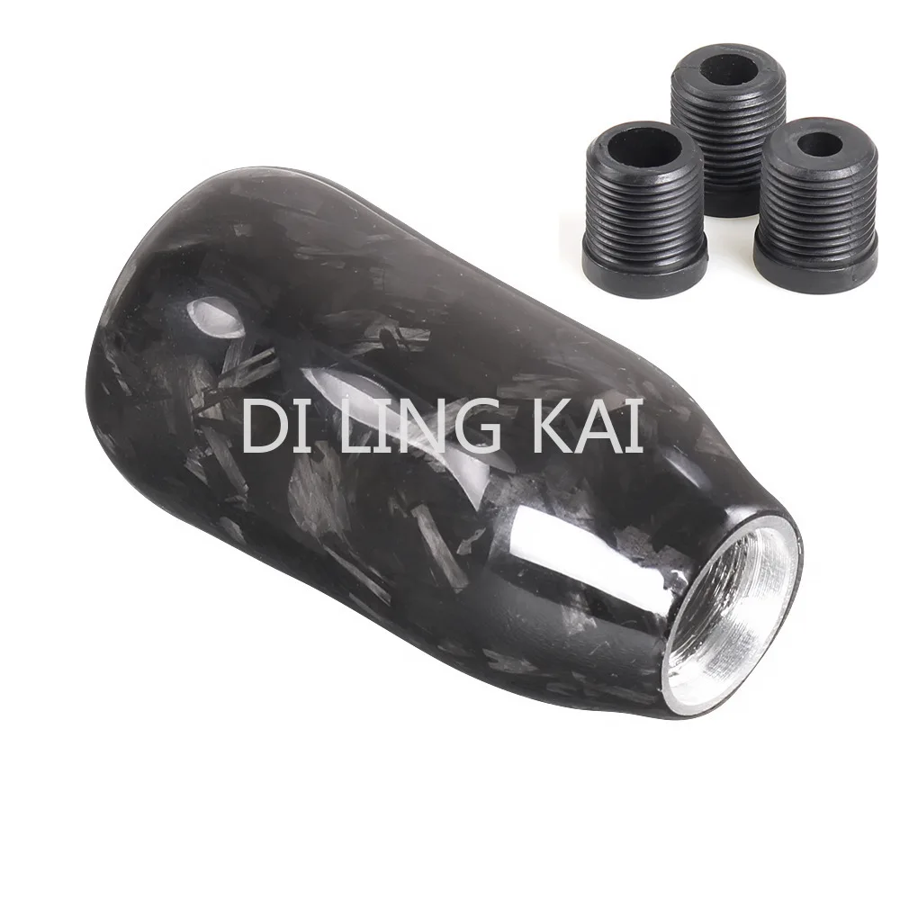 

Auto Parts Forged Carbon Fiber Gear Knob Manual Gear Shift Handle Gear Lever Head Car Modification Accessories
