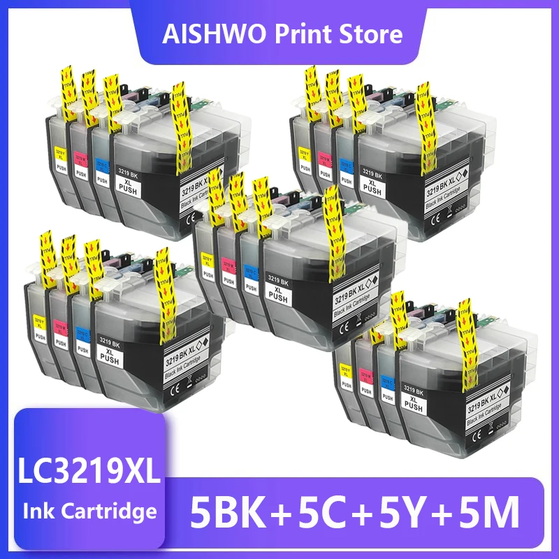 

ASW LC3219 LC3219XL LC 3217 lc3217XL Ink Cartridge For Brother MFC-J5330DW J5335DW J5730DW J5930DW J6530DW J6935DW