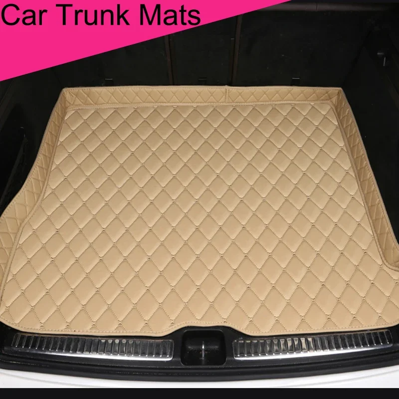 

High Quality Artificial Leather Car Trunk Mat for Honda Jazz Fit 2014-2022 2008-2013 2004-2007 Car Accessories Carpet