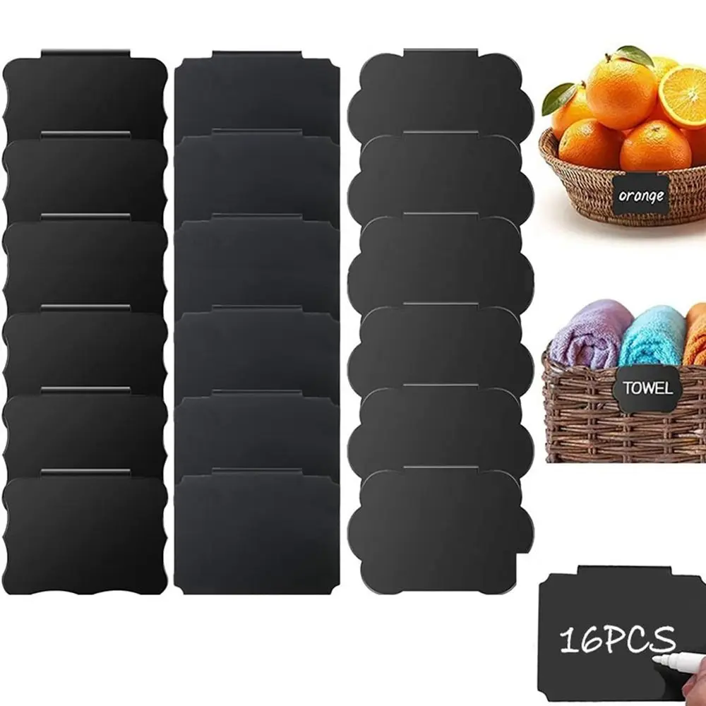 10 Pcs Plastic Tags Table Chalkboard Sign Small Blackboard Message Price Boards Erasable Pvc Mini Standing