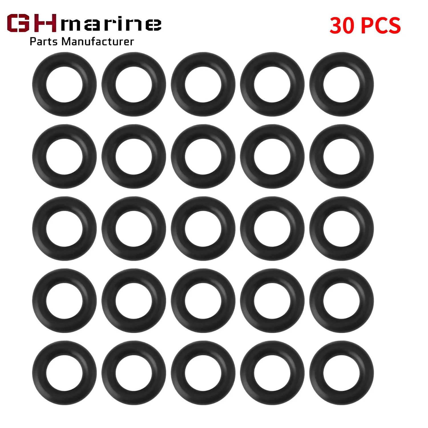 30 PCS Engine Carburetor O-Rings 632547 6.5x3.5x1.5mm Nitrile Rubber Compatible with Tecumseh Engine Carburetors