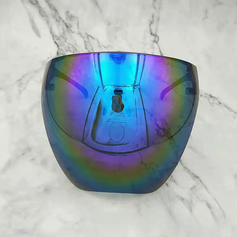 

5-цветная защитная маска для лица из поликарбоната HD с защитой от брызг и брызг/запотеванием, полная защитная маска для лица