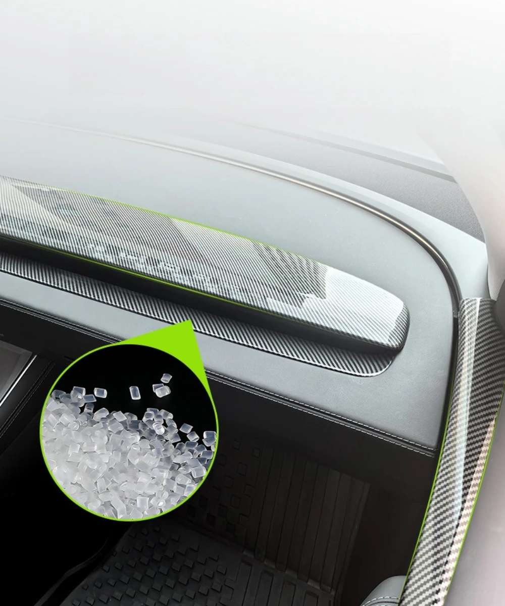 

Крышка из АБС-пластика для Tesla Model Y Juniper/Model 3 Highland 2025, отделка приборной панели, автомобильные аксессуары, крышка приборной панели центральной консоли