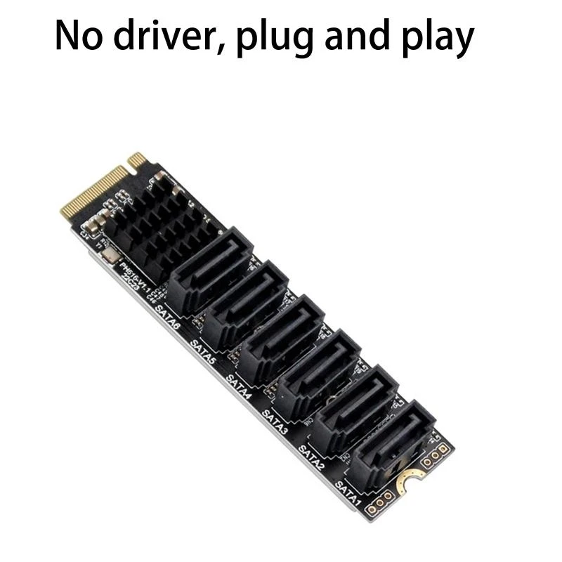 PH516 NVME TO 6 PORTS ADAPTOR CONVERTOR CART