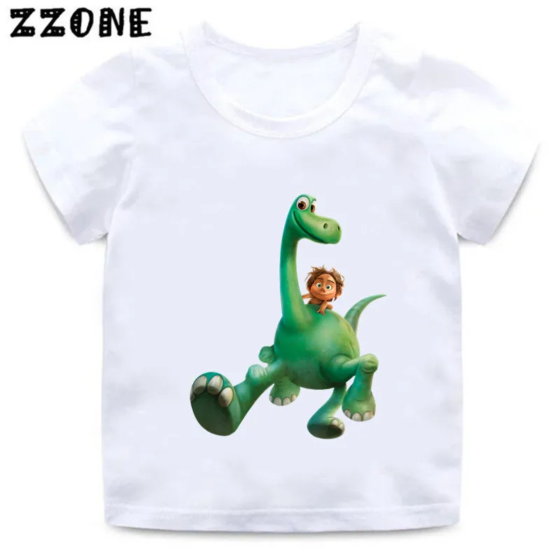 Heißer Verkauf der gute Dinosaurier Arlo Spot Print Cartoon Kinder T-Shirts Mädchen Kleidung Baby Jungen T-Shirt Sommer Kinder Tops,ooo5807