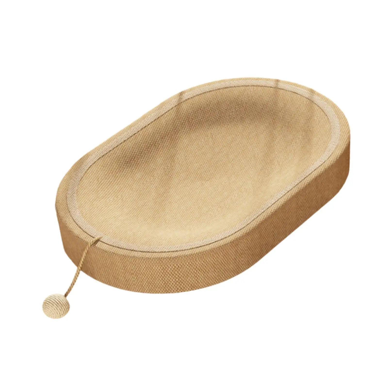 Rascador 2 en 1 con cama y pelota para gatos – Juguete interactivo - imagen 2