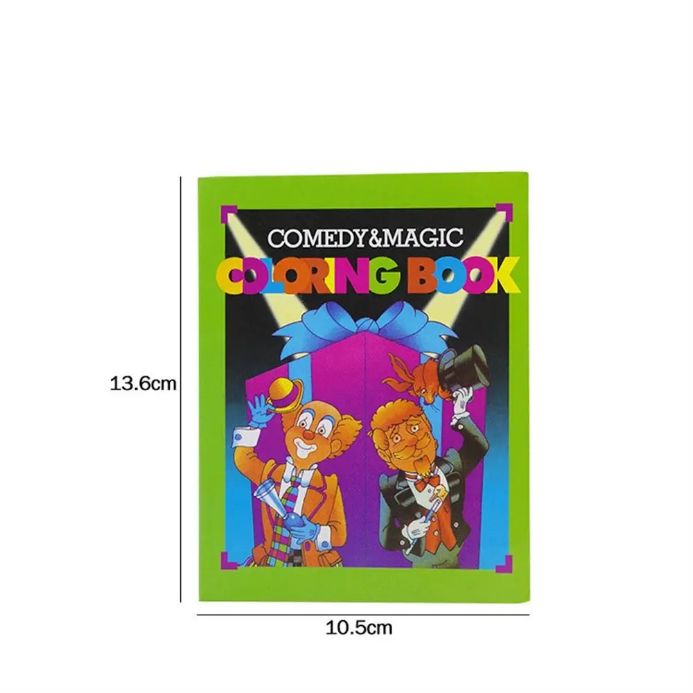 Libro para trucos de magia, accesorios mágicos para trucos de magia, libro para colorear, rendimiento, mentalismo, libros de utilería mágica para niños