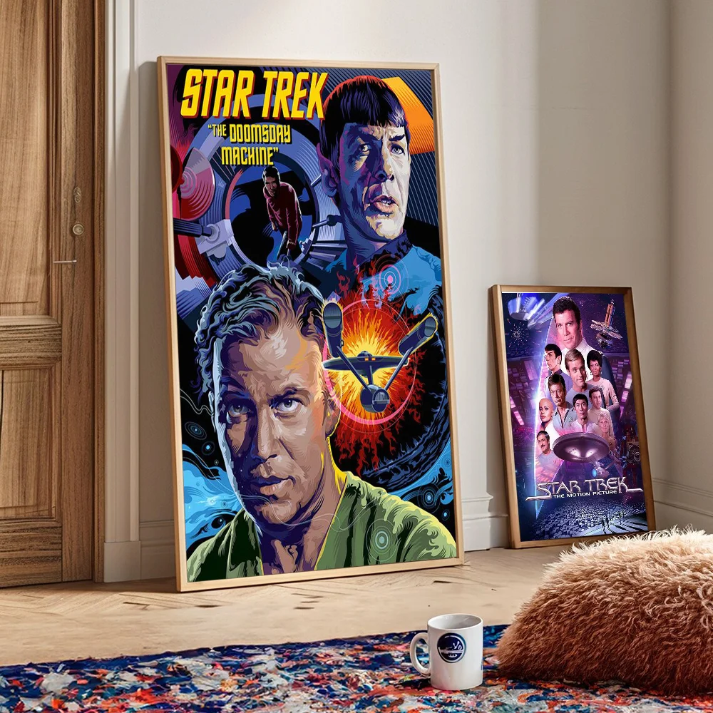 Star Trek Whitepaper Poster Retro Kraft Paper Sticker DIY Room Bar Cafe Vintage Decorative Painting