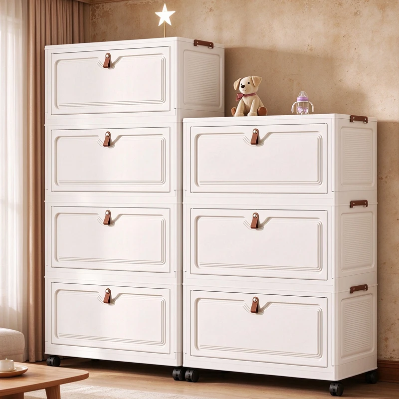 Economical simple wardrobe for home bedroom, dustproof storage rack, sturdy and durable, suitable for rental apartments