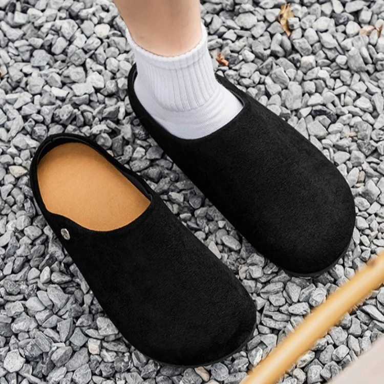 Neue Vielseitige Übergrößen-Herrenschuhe für Outdoor-Aktivitäten, Abriebfest, Bequeme Slip-On Schuhe, Halbzehen-Pantoffeln – Detail 8
