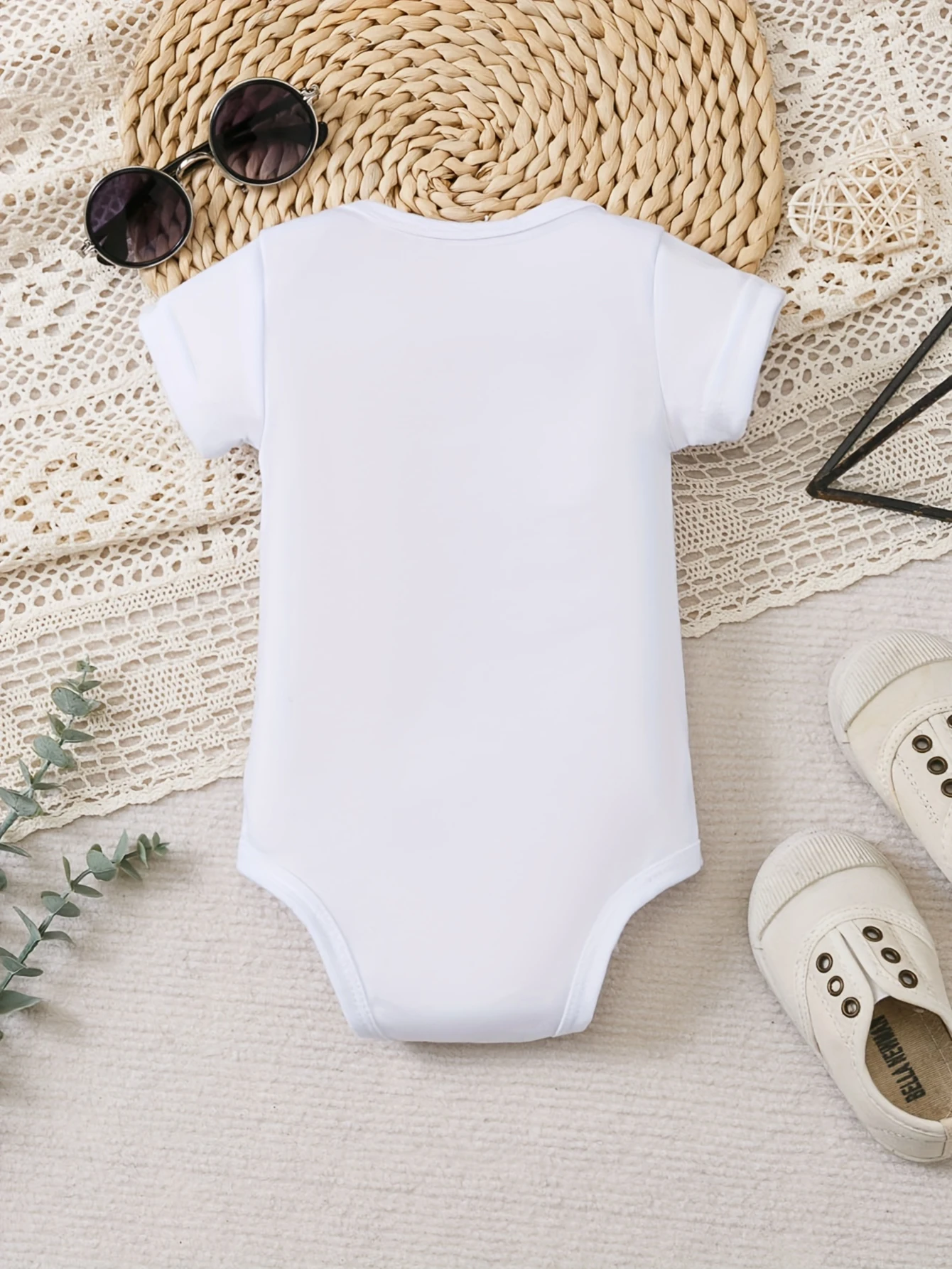 Baby Jumpsuit with Cartoon Cute Dinosaur Pattern Print Breathable and Comfortable Suitable for Parties and Gatherings Round Neck