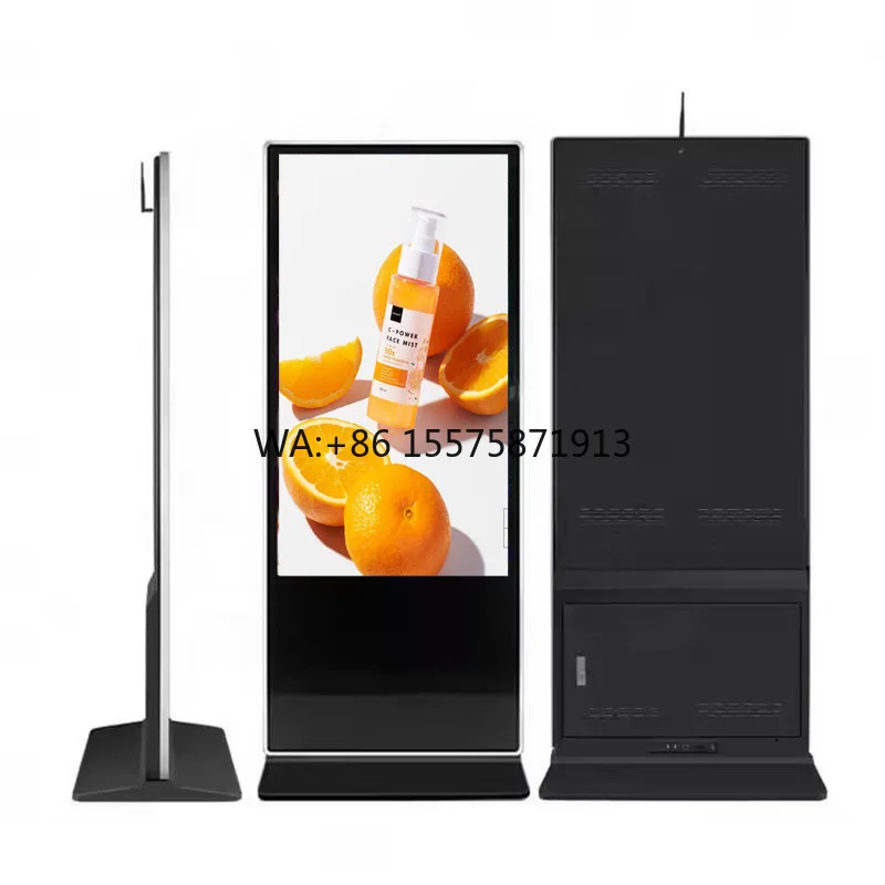

Крытый и открытый электронный рекламный напольный стенд ЖК-дисплей с цифровой вывеской