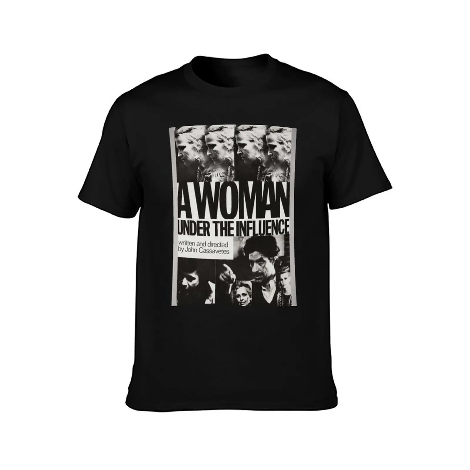 A Woman Under the Influence John Cassavetes T-Shirt Summer Casual Cotton Tee Oversized Streetwear Tops Vintage Graphic Print