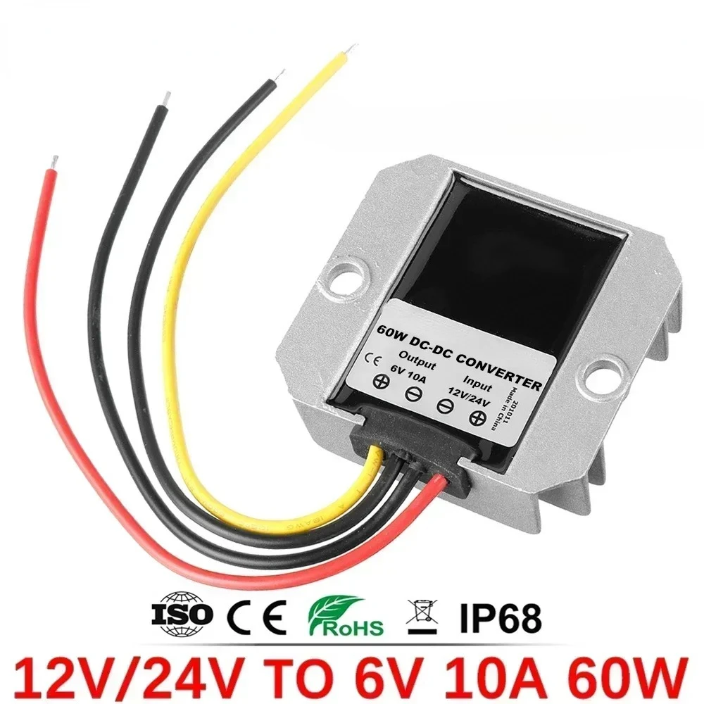 12V 24V to 5V 6V 3A 5A 10A Step Down DC DC Converter Stabilizer 12 Volt to 5Volt 50W Buck Voltage Regulator Power Supply for Car