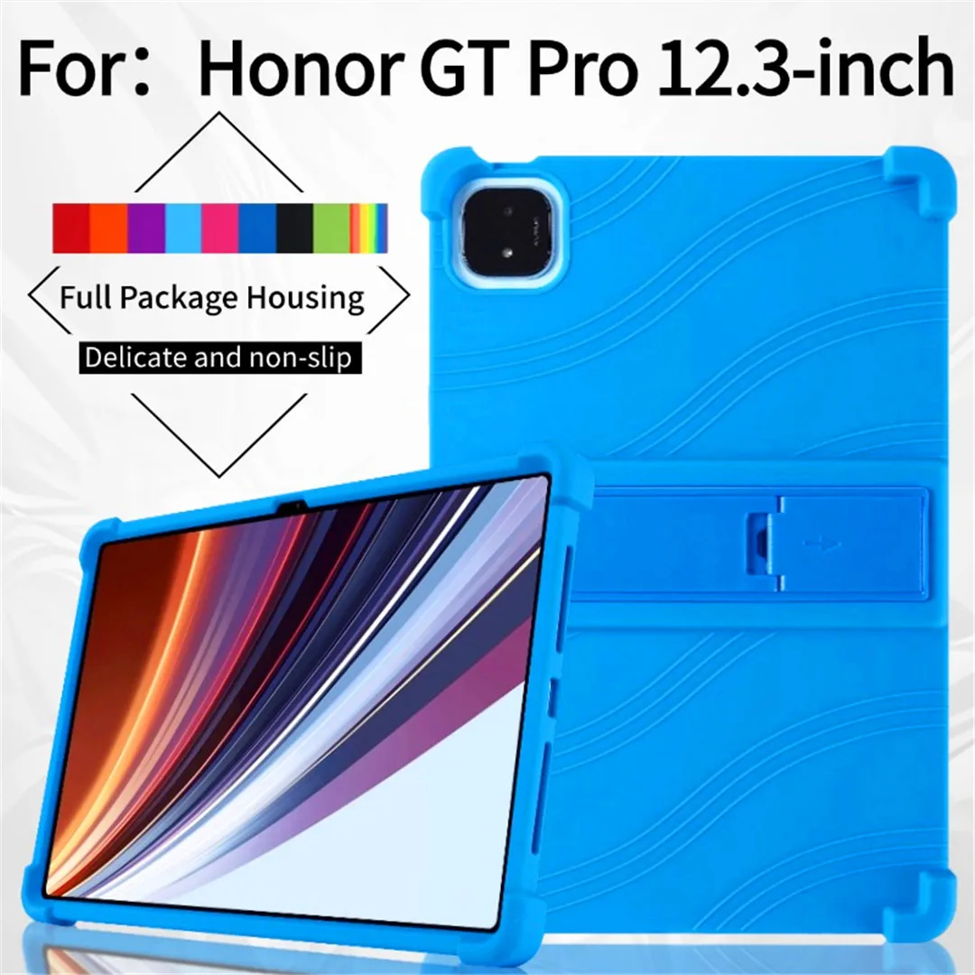 For Honor GT Pro 12.3 Inch Shockproof Silicone Case With Stand Full Body Protective Anti Slip Tablet Cover For Honor GT Pro