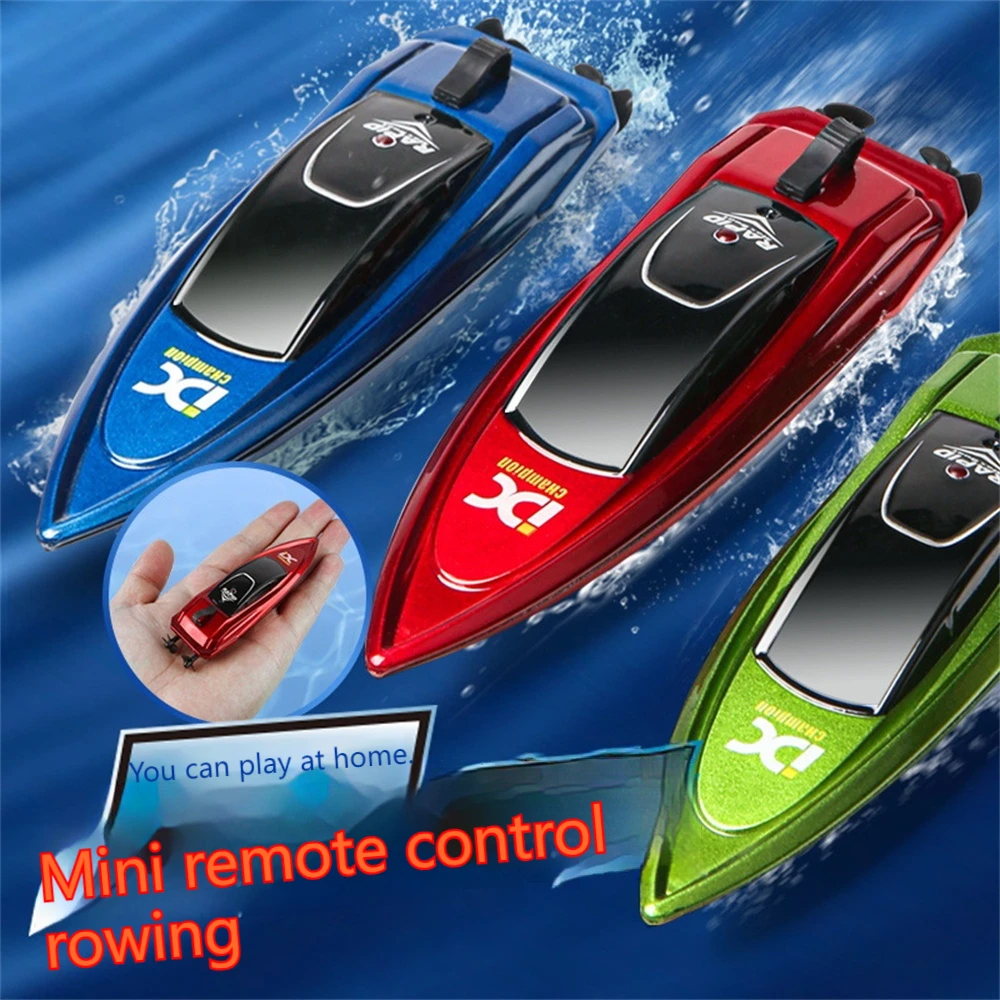 Children's toys mini remote control boat water speedboat electric model can be launched into the water children's gift